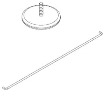 FORGE ADOUR TRCF 46 - VISSERIE POUR SUPPORT (fournie) - 2