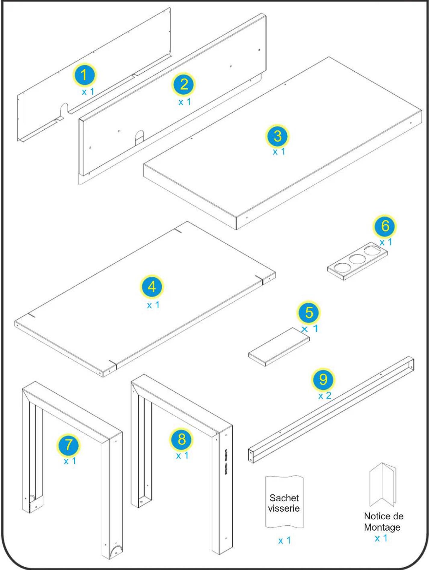 FORGE ADOUR TRCF 46 - CONTENU DU CARTON - 2