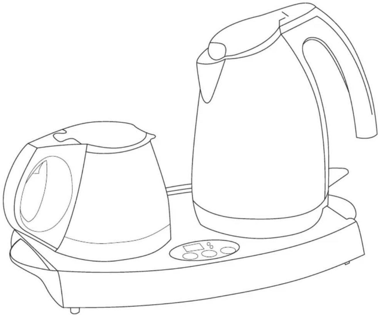 Superior KE7951T - Apparecchio completo per la preparazione del tè - 1