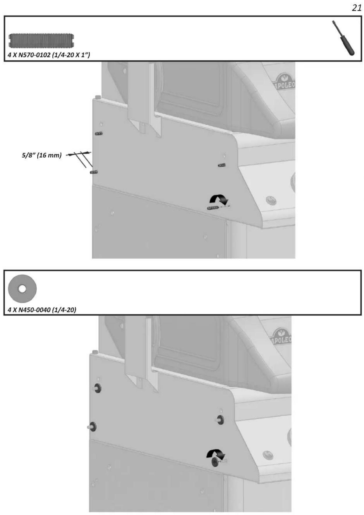 Napoleon ODKSM100 - DIMENSIONS / ABMESSAGENGEN - 38