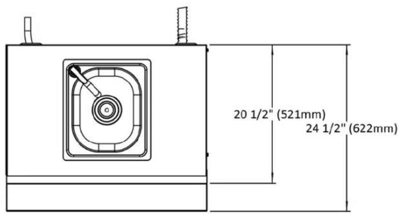 Napoleon ODKSM100 - DIMENSIONS / ABMESSAGENGEN - 1