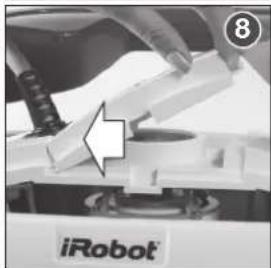 IROBOT Mirra 500 - AVANT D'EFFECTUER CETTE OPÉRATION, DEBRANCHÉZ LE ROBOT DU BLOC D'ALIMENTATION. - 8