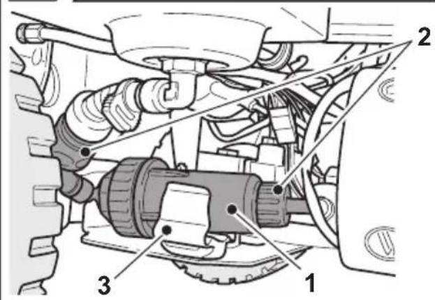Ghibli S5 150S85 - 11.1.f - Control del estado de desgaste de laadena de direccion (Fig. 30) - 3