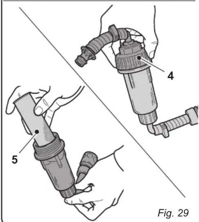 Ghibli S5 150S85 - 11.1.f - Controller o estado de desgaste da engrenagem de direcção (Fig. 30) - 5