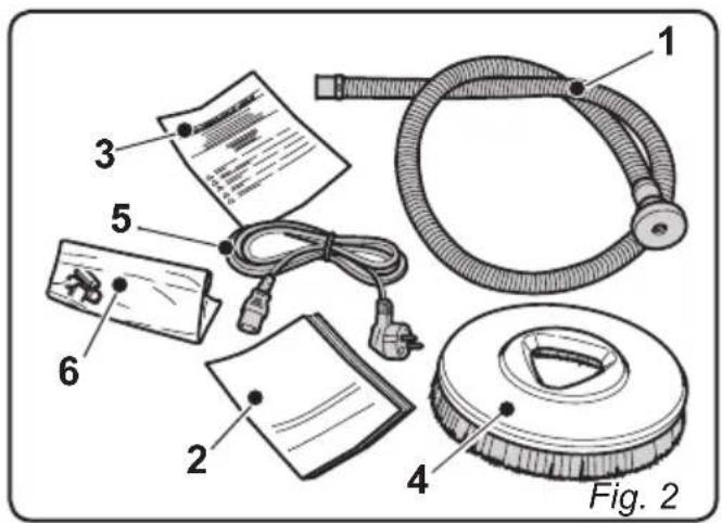 Ghibli S1 45M55 - 2.1.a - Dotazione macchina (Fig. 2) - 1