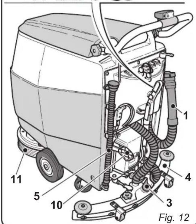 Ghibli S1 45M45 - Ciclo di lavaggio, spazzolatura, asciugata: - 4