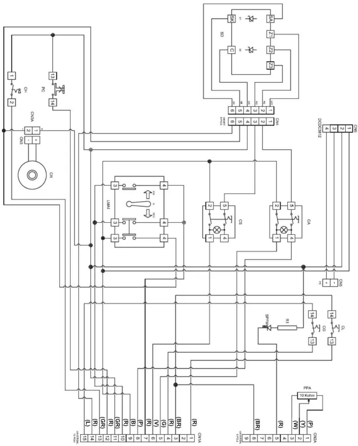 Ghibli S5 150S100 - SCHEMA ÉLECTRIQUES - 1