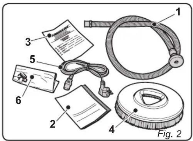 Ghibli S1 45D55 - 2.1.a - Equipamento de laquina (Fig. 2) - 1