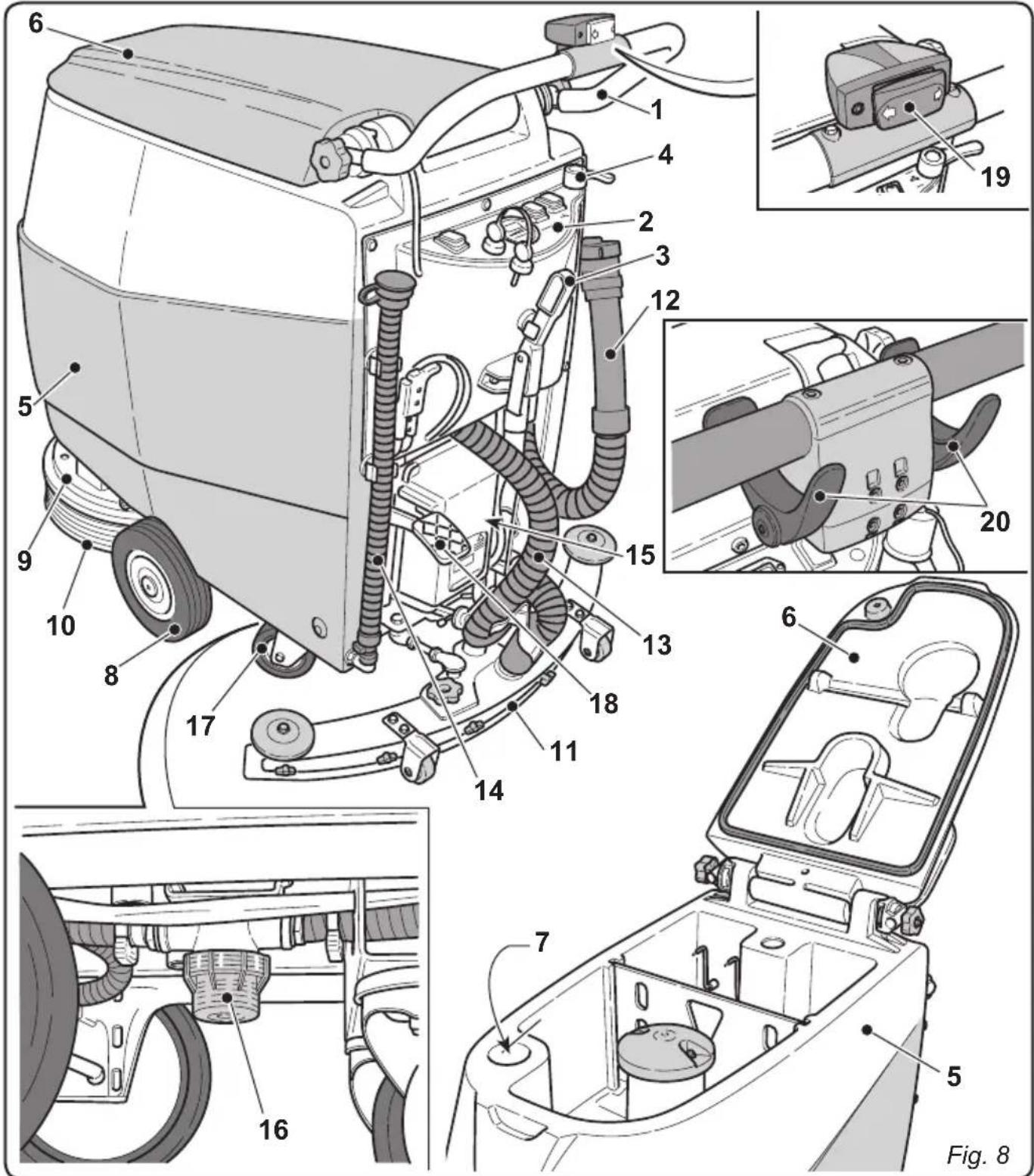 Ghibli S1 45D55 - GETTING TO KNOW THE MACHINE (Fig. 8) - 1