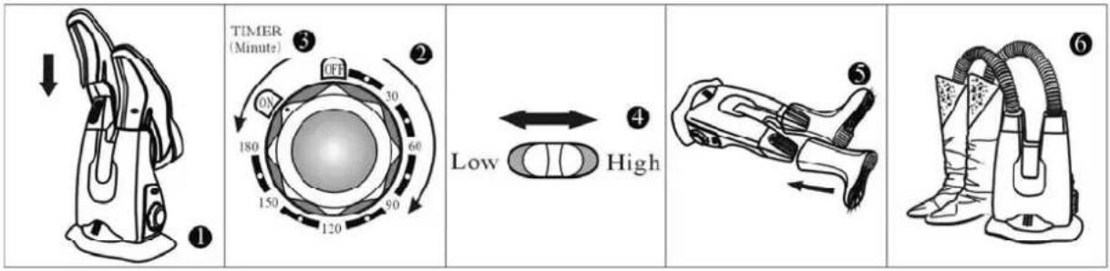 ALPINA SF7640 - Om het apparaat te monteren, gaat u als volgt te werk: - 2