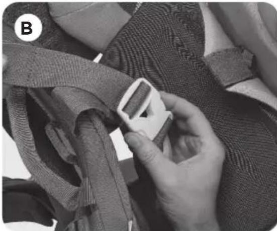 THULE Sapling Elite - REGOLARE L'IMBRACATURA DELLE SPALLE DEL BABBINO - 2