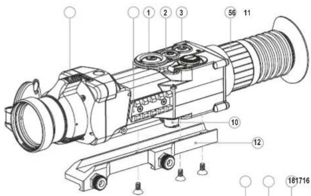 PULSAR Apex XD38 - STEUERORGANE - 1