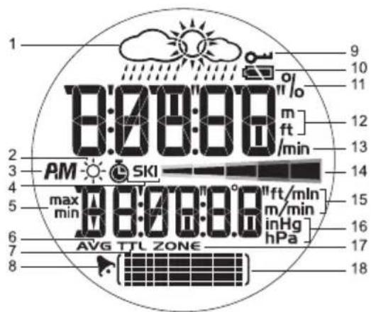 OREGON SCIENTIFIC RA183 - TELA LCD - 1