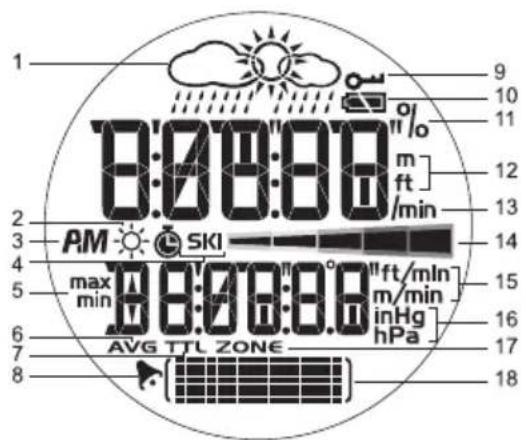 OREGON SCIENTIFIC RA183 - LCD DISPLAY - 1