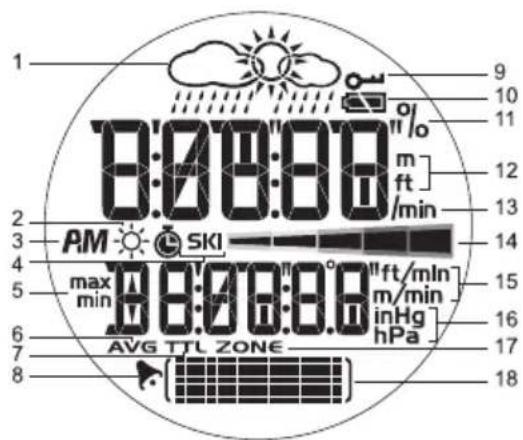 OREGON SCIENTIFIC RA183 - LCD DISPLAY - 1