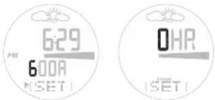 OREGON SCIENTIFIC RA183 - SET THE DAILY ALARM / TIME ZONE - 2