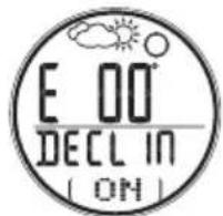 OREGON SCIENTIFIC RA202 - SET THE DECLINATION - 1