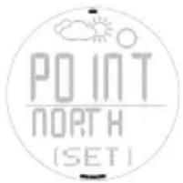 OREGON SCIENTIFIC RA202 - SET THE TRUE NORTH CALIBRATION - 2