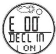 OREGON SCIENTIFIC RA202 - INSTÄLLNING AV DEKLINATIONEN - 1