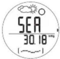 OREGON SCIENTIFIC RA202 - SET THE ALTITUDE ALARM / SEA LEVEL / WEATHER - 2