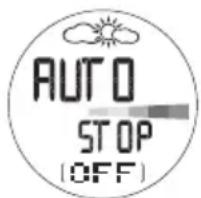 OREGON SCIENTIFIC RA103 - AJUSTE DEL AUTO-STOP - 1