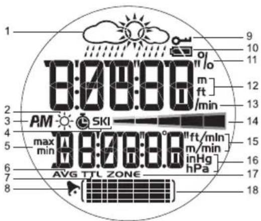 OREGON SCIENTIFIC RA103 - LCD DISPLAY - 1