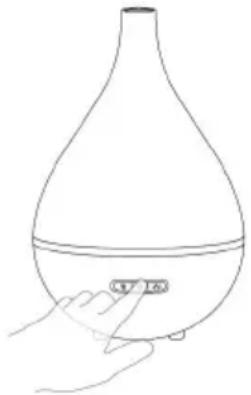 DOMO DO9213AV - AAN-/UIT KNOP (midden) - 1