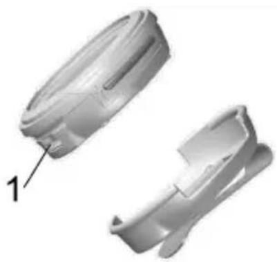 BEURER AS 50 - Port du capteur d'activité à la ceinture - 1