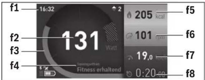 BOSCH Nyon Active Line - Käytömoodi "Fitness" - 1