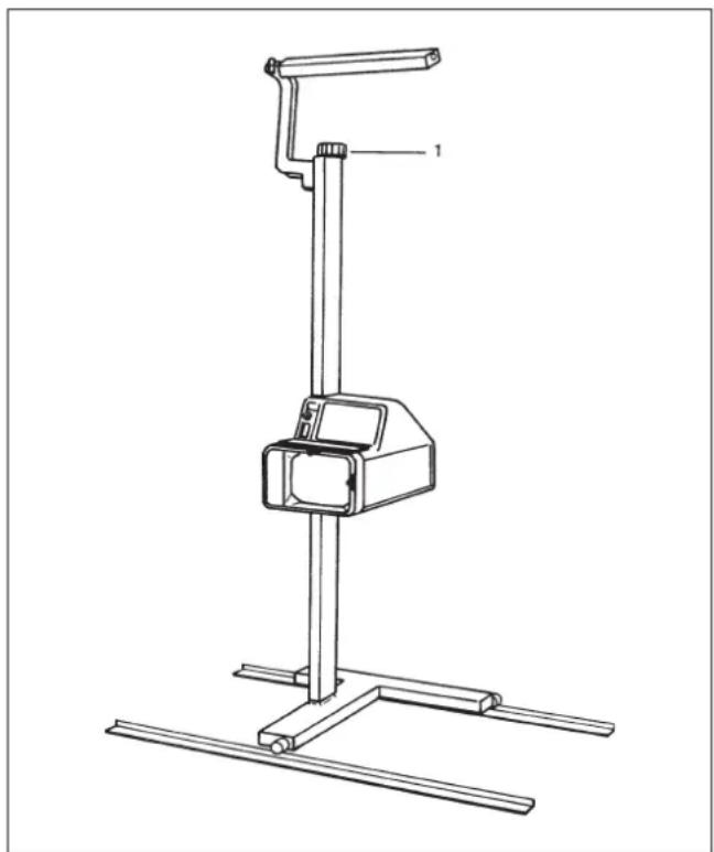 BOSCH EFLE61 - Headlight aiming device on floor rails EFLE 52 and EFLE 62 - 1