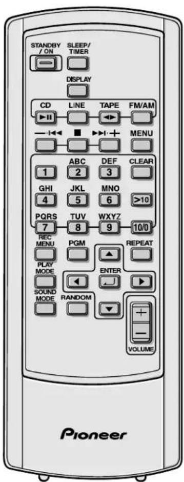 PIONEER XNM1 - Télécommande - 1