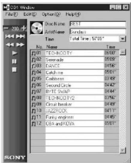 SONY PCLKMD1 - Names and functions of screen - 2
