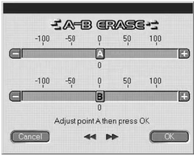 SONY PCLKMD1 - Erasing a part of a track (A-B ERASE function) - 1