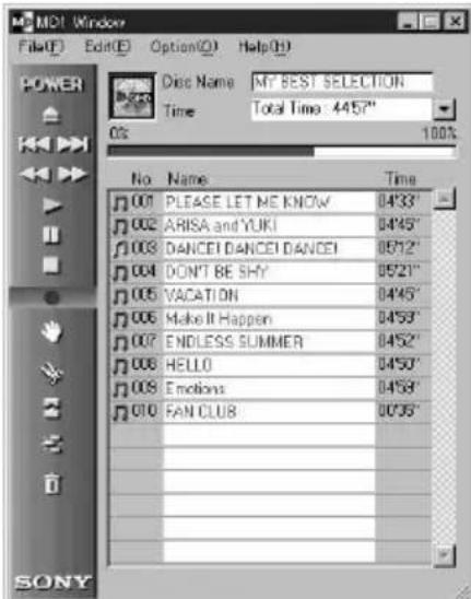 SONY PCLKMD1 - Nombres y funciones de pantalla - 1