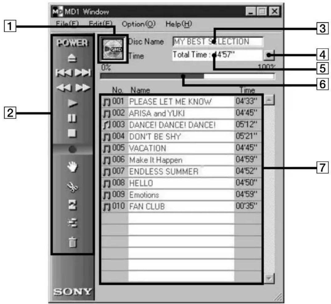 SONY PCLKMD1 - Ecran d'opération MD - 1