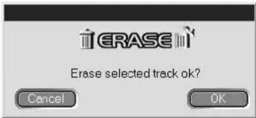 SONY PCLKMD1 - When erasing all tracks, do one of the following: - 2