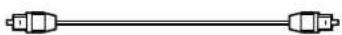 SONY MDSPC2 - Optical cable (2) (only one supplied) - 1