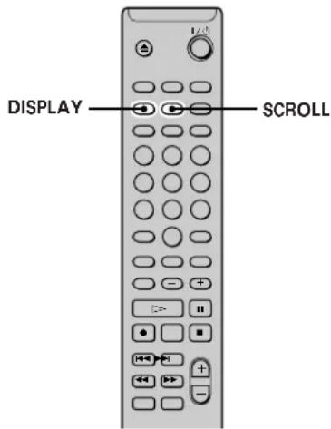 SONY MDSPC2 - Emploi de l'afficheur - 1