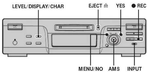 SONY MDSM100 - Sugestões para gravação - 1