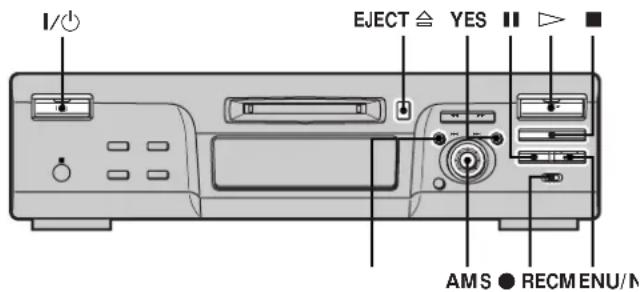 SONY MDSM100 - Grabación en un minidisco - 1