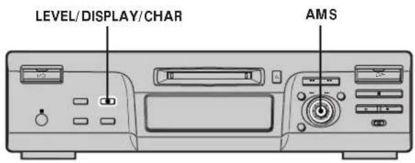 SONY MDSM100 - Ajustement du niveau d'enregistrement - 1