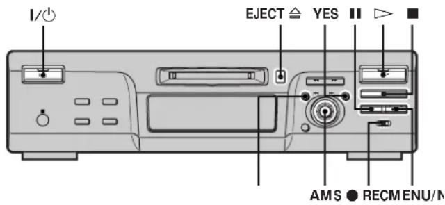 SONY MDSM100 - Gravacao num MD - 1