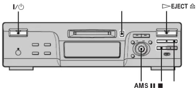 SONY MDSM100 - Leitura de um MD - 1
