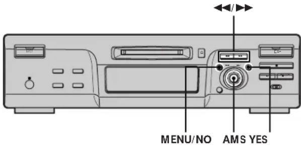 SONY MDSM100 - Edicao dos MDs gravados - 1