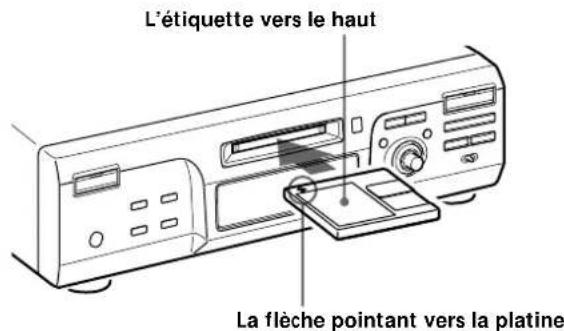 SONY MDSM100 - Fente d'insertion de MD (14, 21) - 1