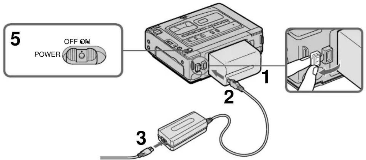 SONY GVD200E - Restladungsanzeige - 1