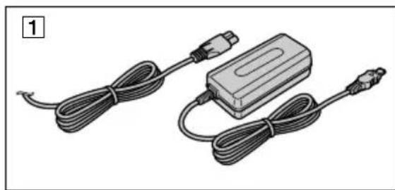 SONY GVD200E - Überprüfen des mitgelieferten Zubehörns - 1