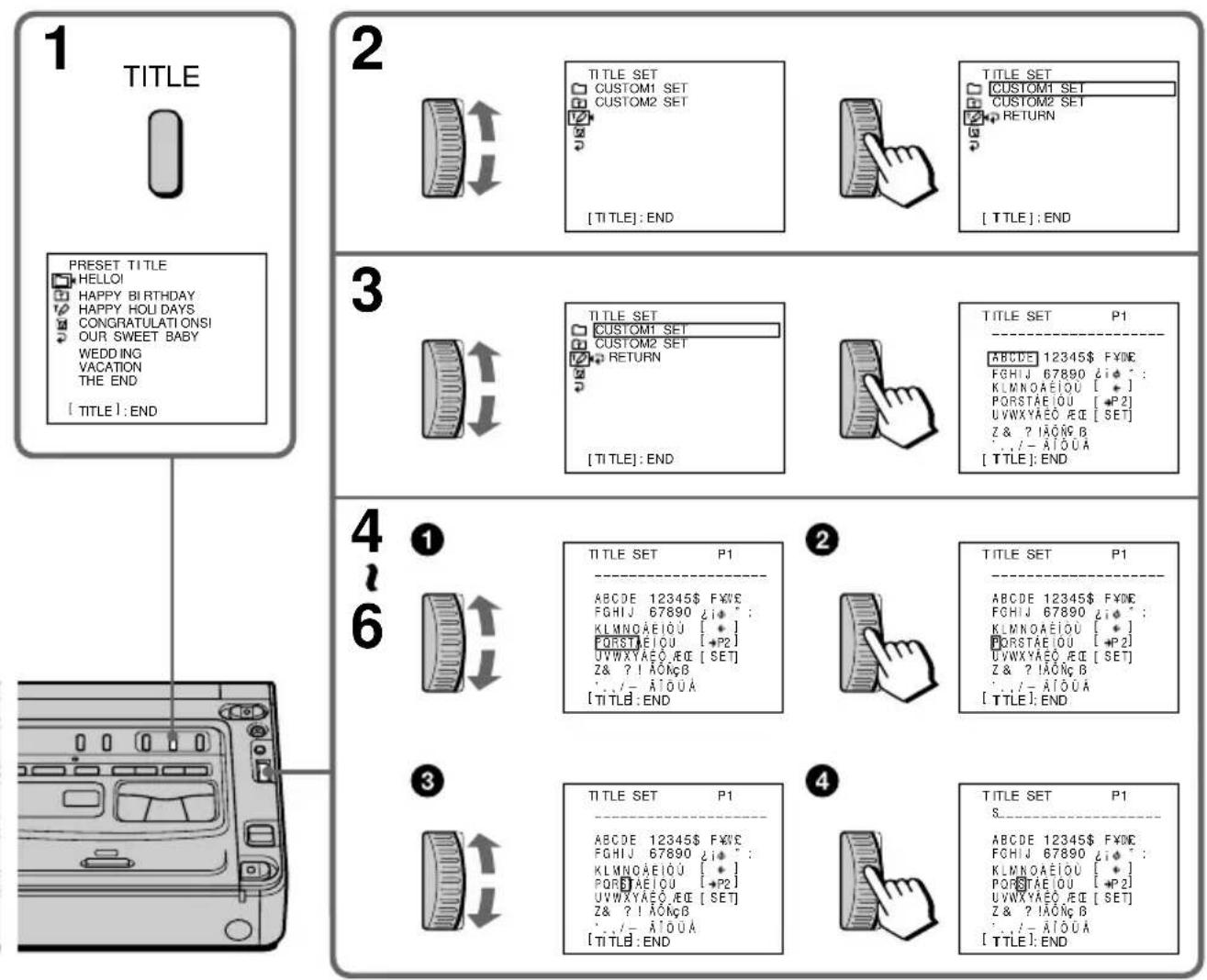 SONY GVD200E - Erstellen eigener Titel - 1