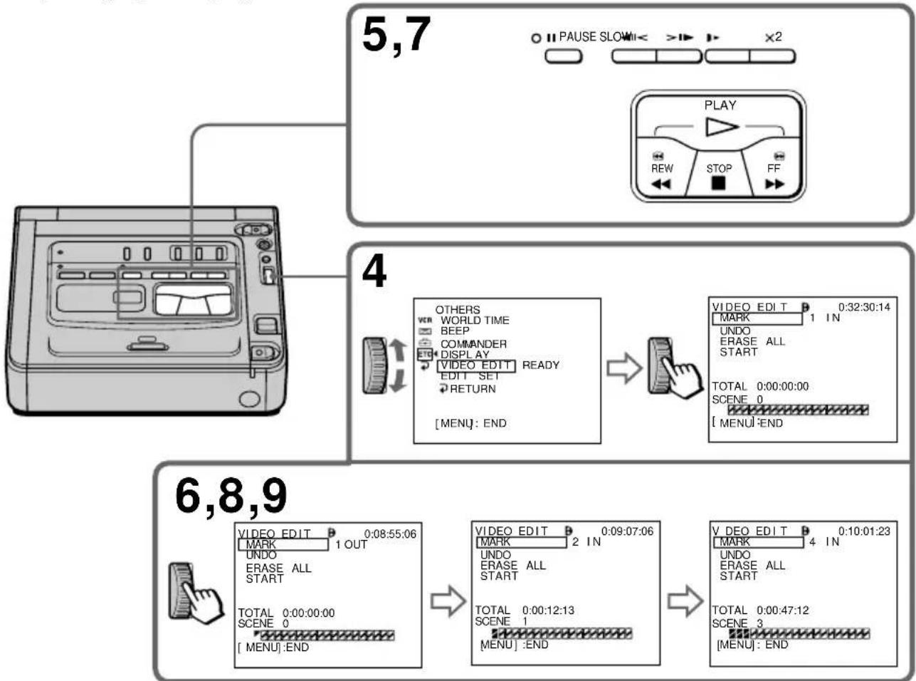 SONY GVD200E - Schritt 1: Zusammenstellen eines Programms - 1