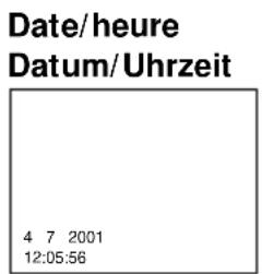 SONY GVD200E - Drucken Sie DATA CODE am Videorecorder. - 1